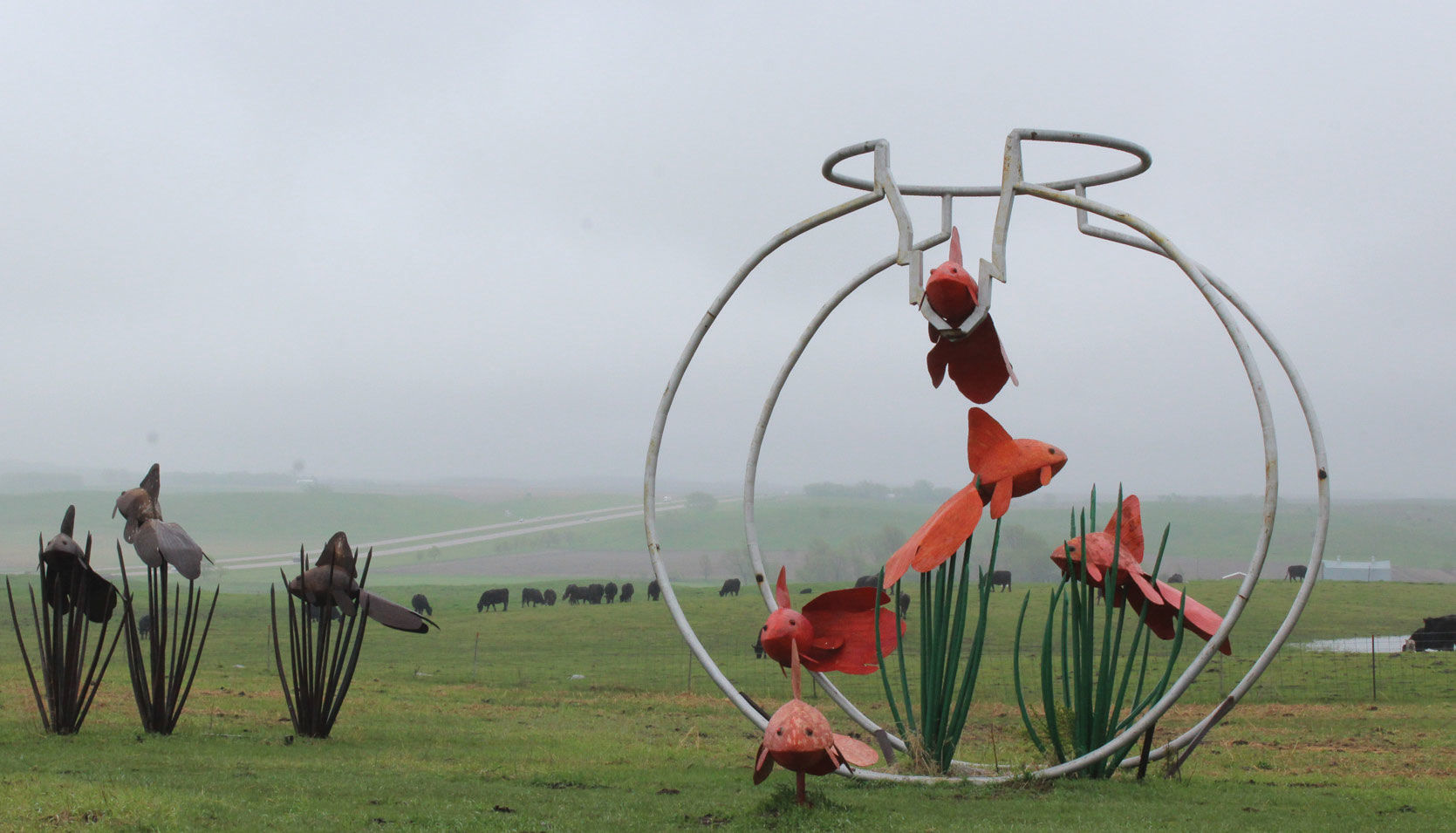 Sculpture Garden Fish Bowl